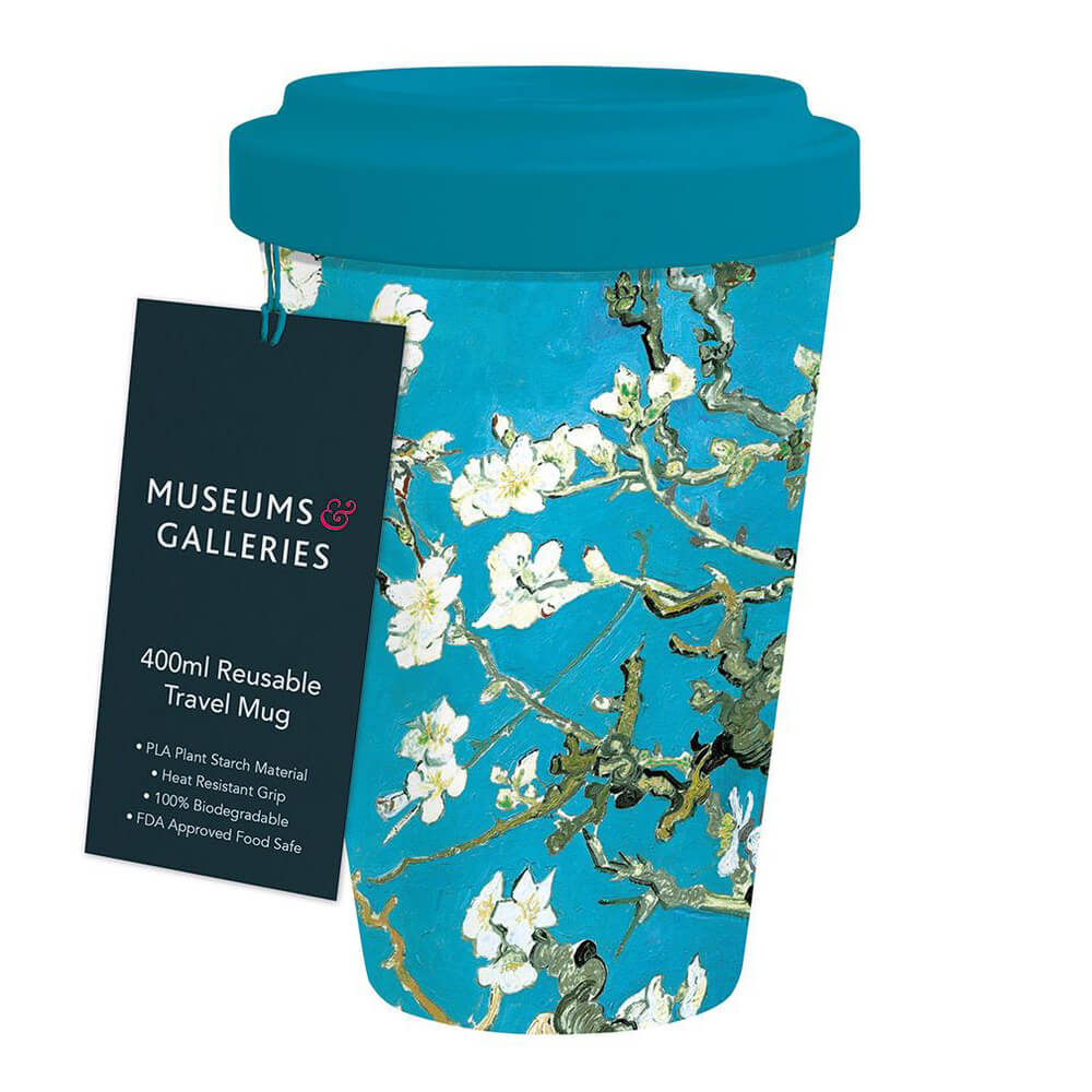Museum & Galleries Almond Branches in Bloom Reusable Travel Mug 400ml